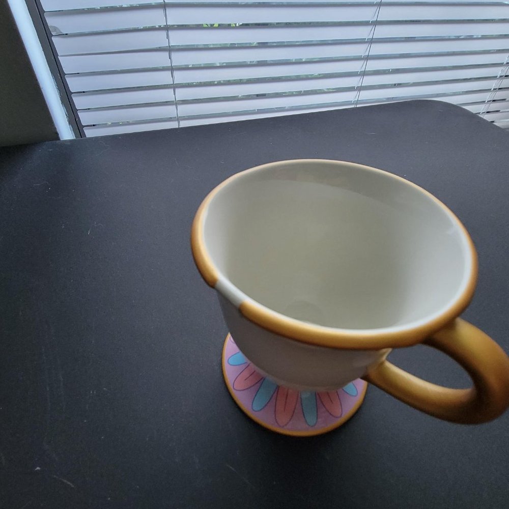Disney's CHIP Mug, Authentic Disney Parks Beauty And The Beast Tea Coffee Cup - Picture 2 of 3